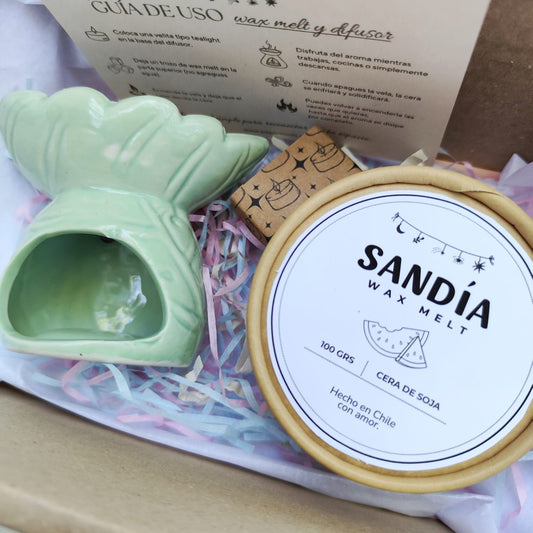Pack: Wax melts + horno + velas