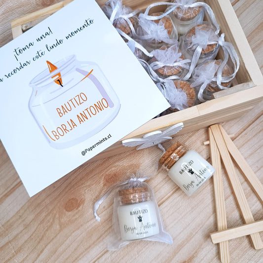 Pack 15 velas 20 gramos