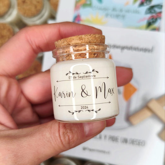 Vela soja aromática 20 gramos