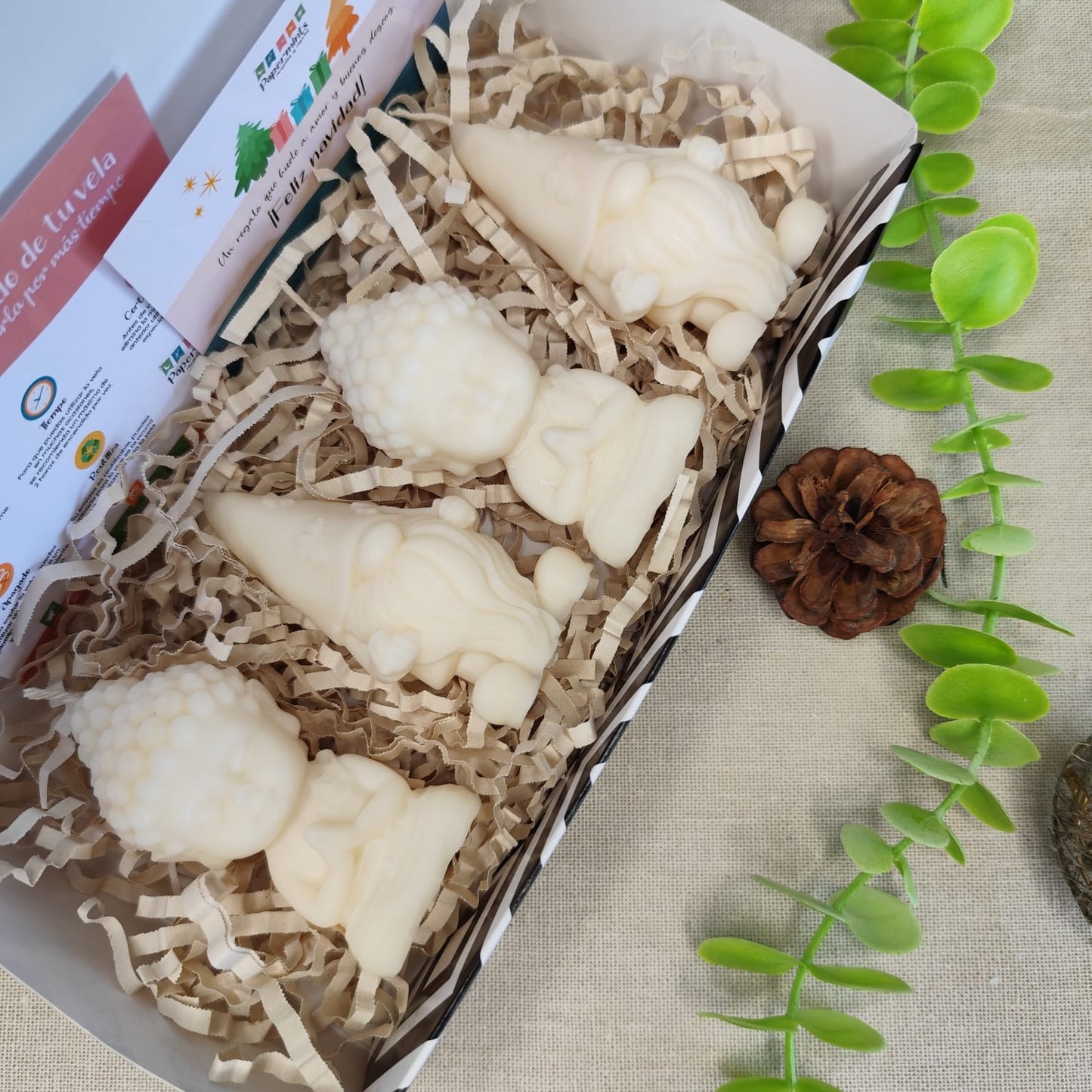 Pack: 2 duendes + 2 budas | Soja