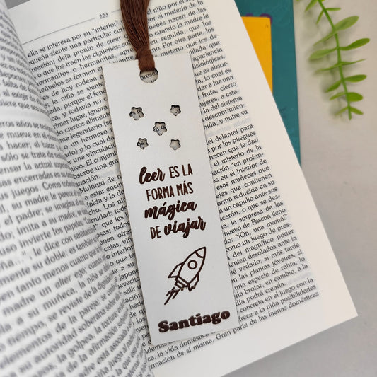 Marcapáginas madera