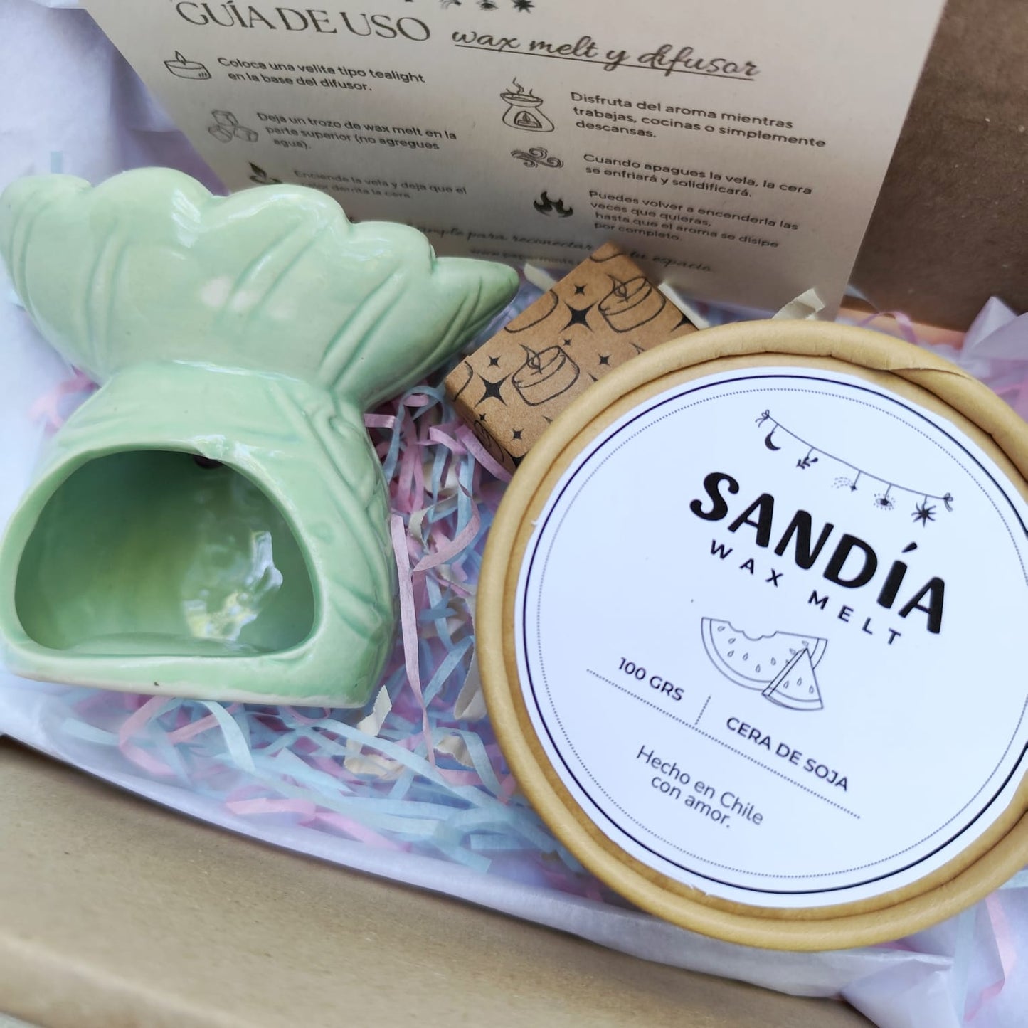 Pack: Wax melts + horno + velas
