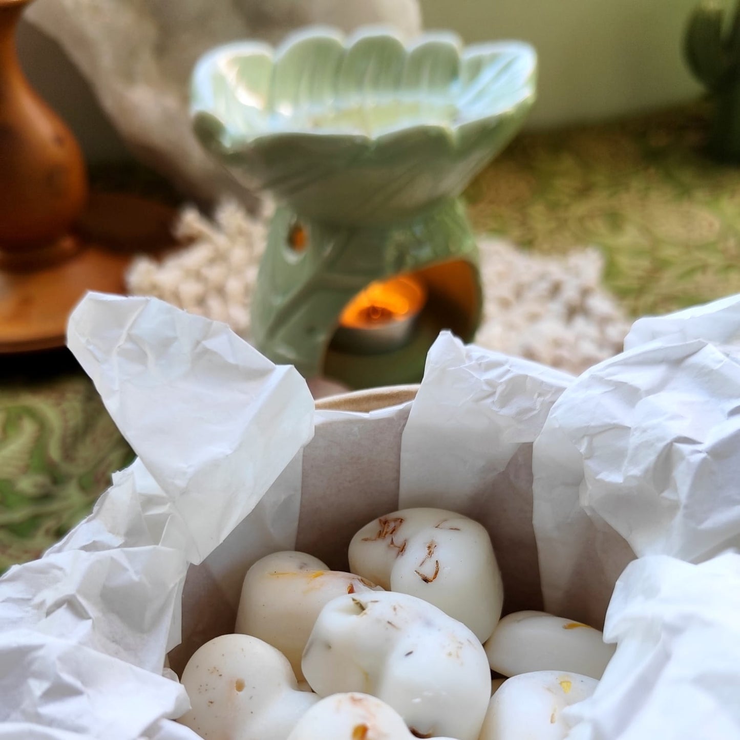 Pack: Wax melts + horno + velas