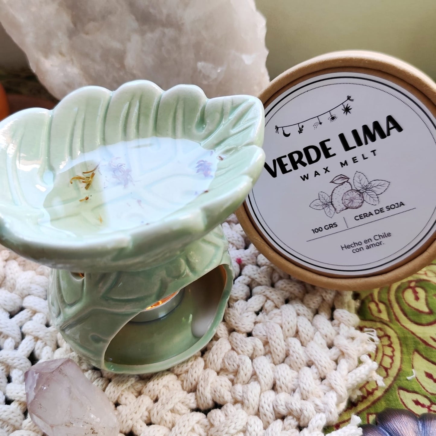 Pack: Wax melts + horno + velas
