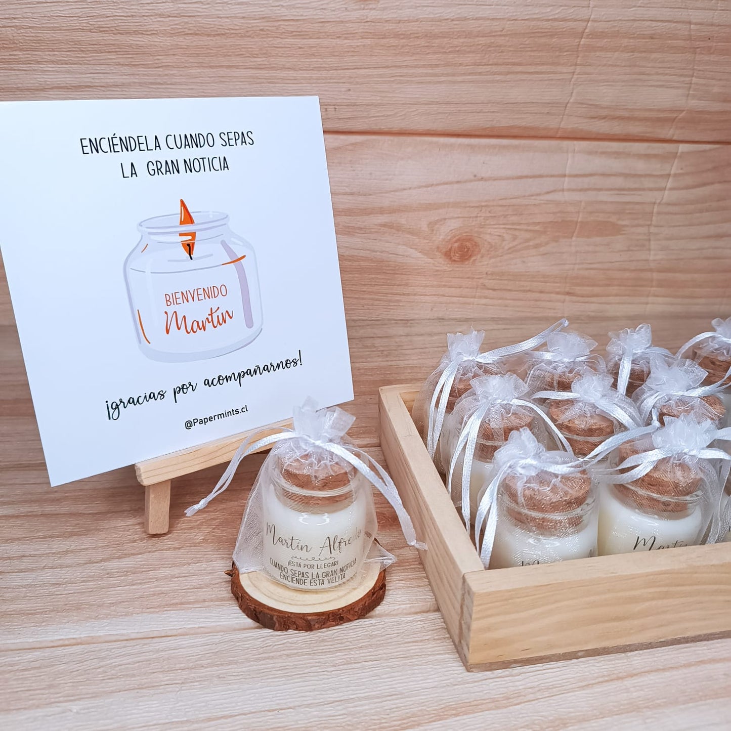 Pack 15 velas 20 gramos