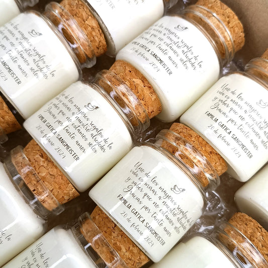 Vela soja aromática 50 gramos