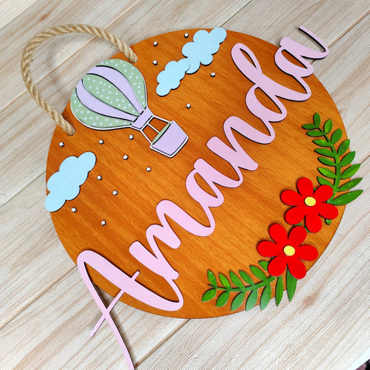 Letrero temático personalizado