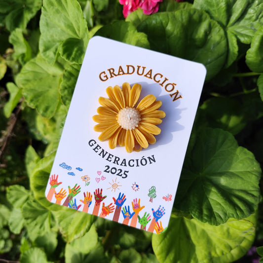 Vela de soja Flor + tarjeta