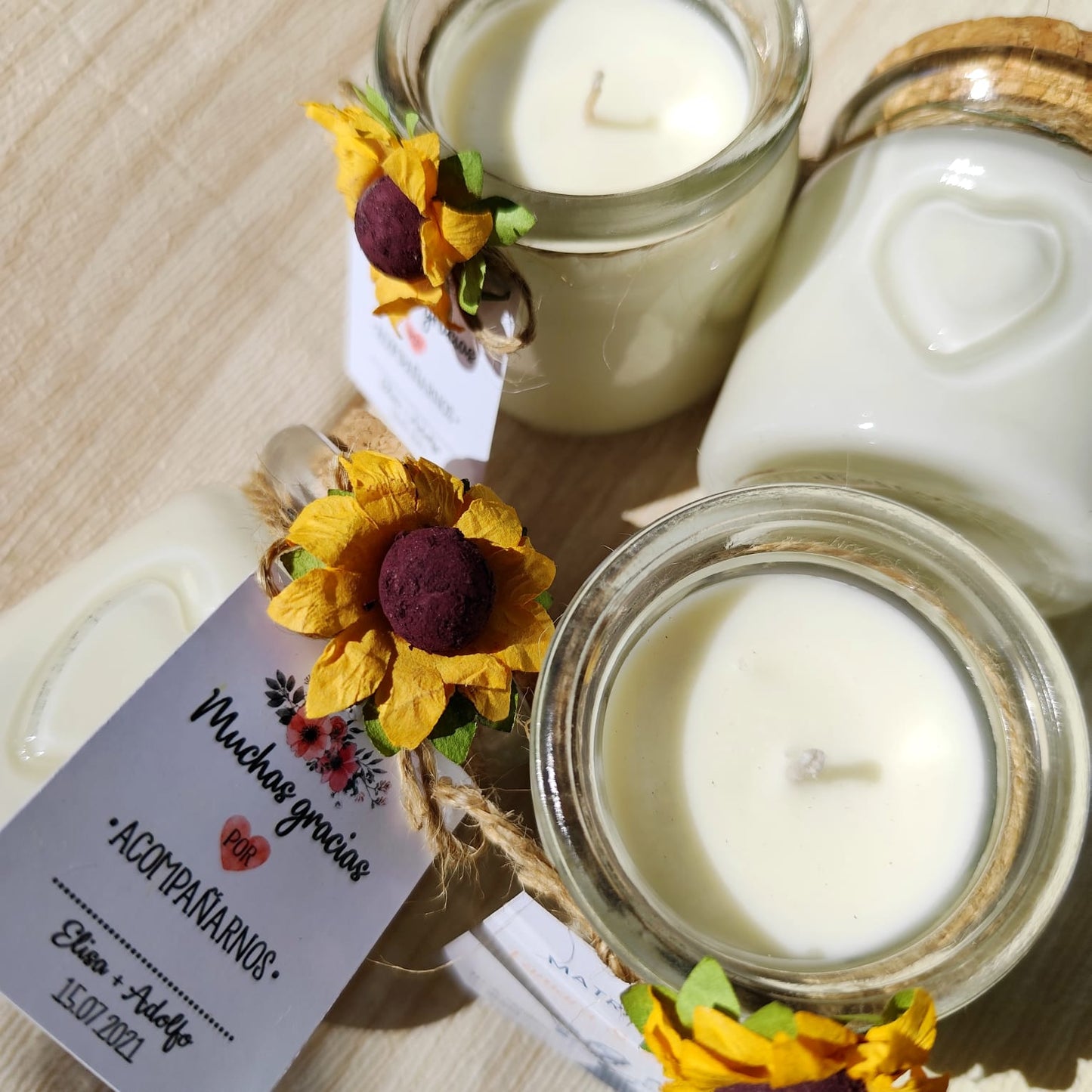 Vela soja aromática 120 gramos