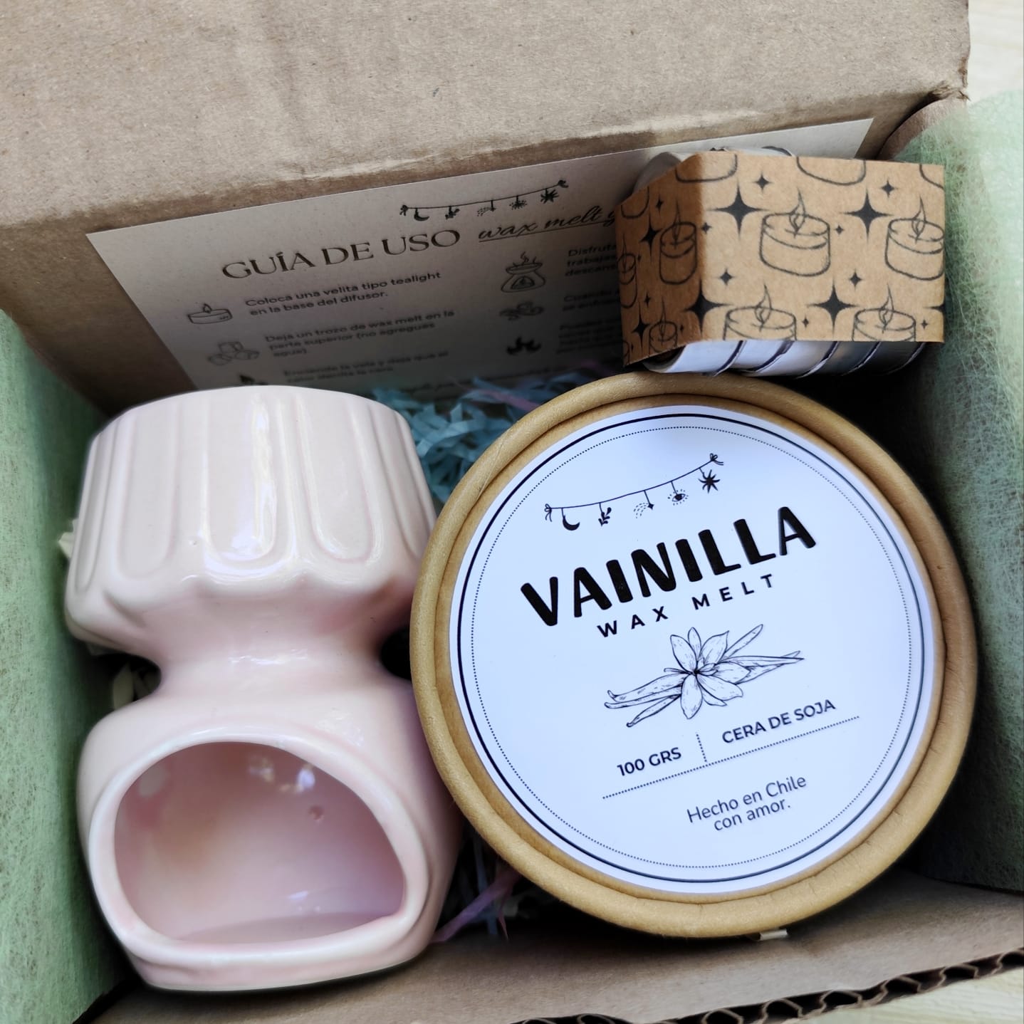 Pack: Wax melts + horno + velas